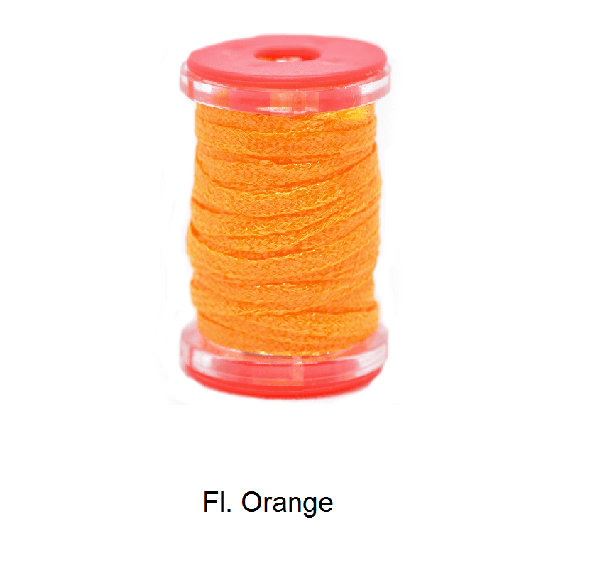 FutureFly - FF Metallic Flatbraid - Fl. Orange