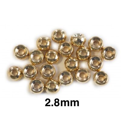 Brass Beads 2.8mm - Gold