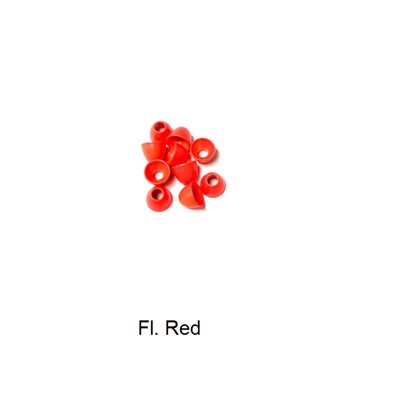 FTS - Cone Heads 6mm - Fl. Red