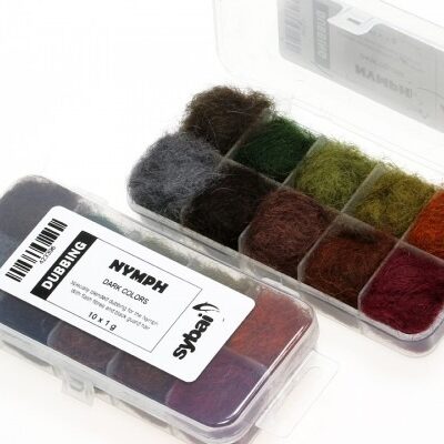 Sybai Nymph Dubbing Box Dark Colors