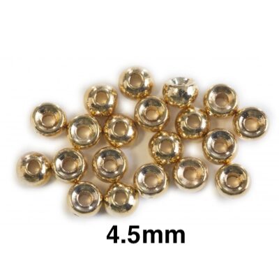 Brass Beads 4.5mm - Gold