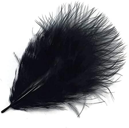 Veniard Turkey Large Marabou - Black