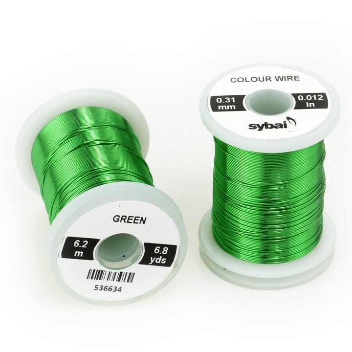 Spalvota viela 0.3mm - Sybai - Green