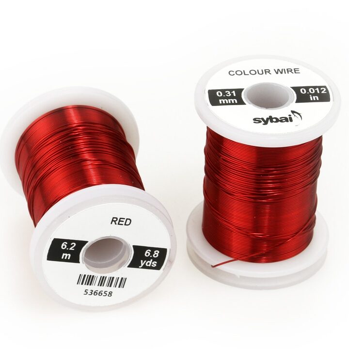 Spalvota viela 0.31 mm - Red