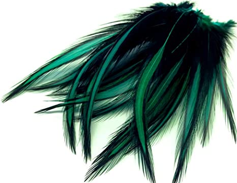 Gaidžio plunksnos - WAPSI - Peacock blue