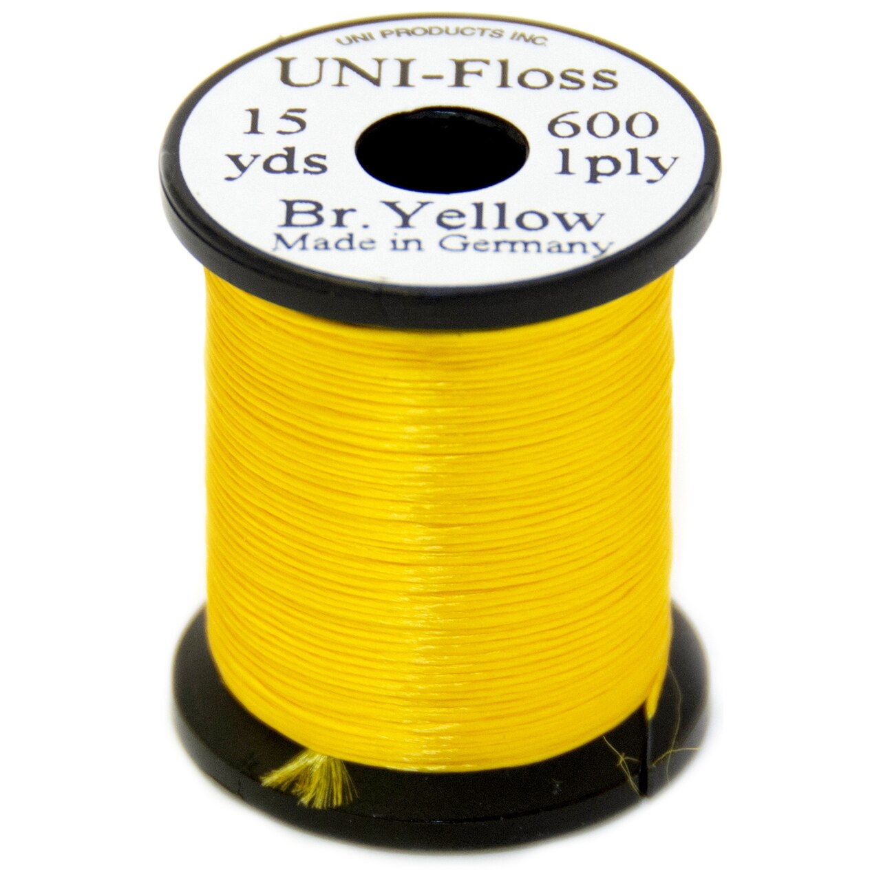 UNI Floss 15yds - Bright yellow