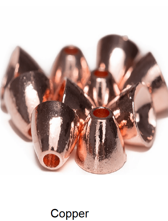 Tungsten - Cone Heads  5 mm - Copper