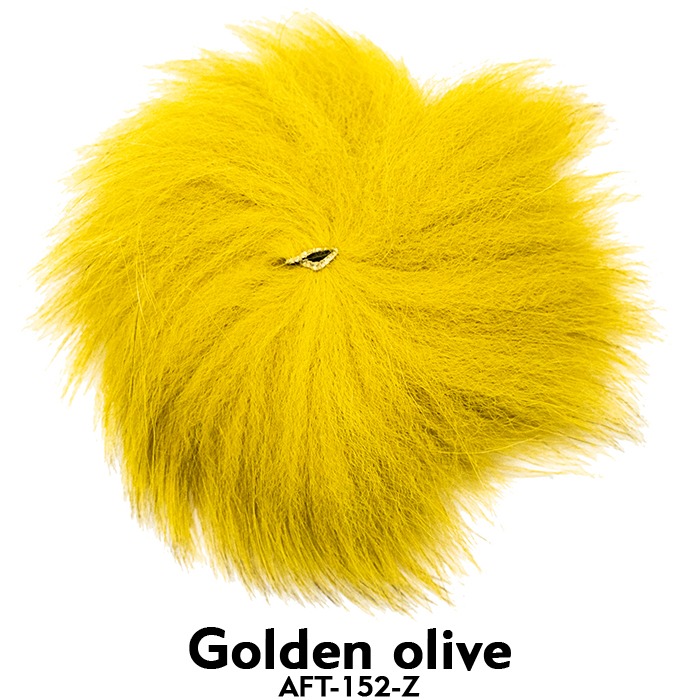 Veniard Arctic Fox Tail - Golden Olive