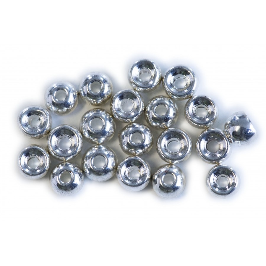 Brass Beads 4.5mm - Silver