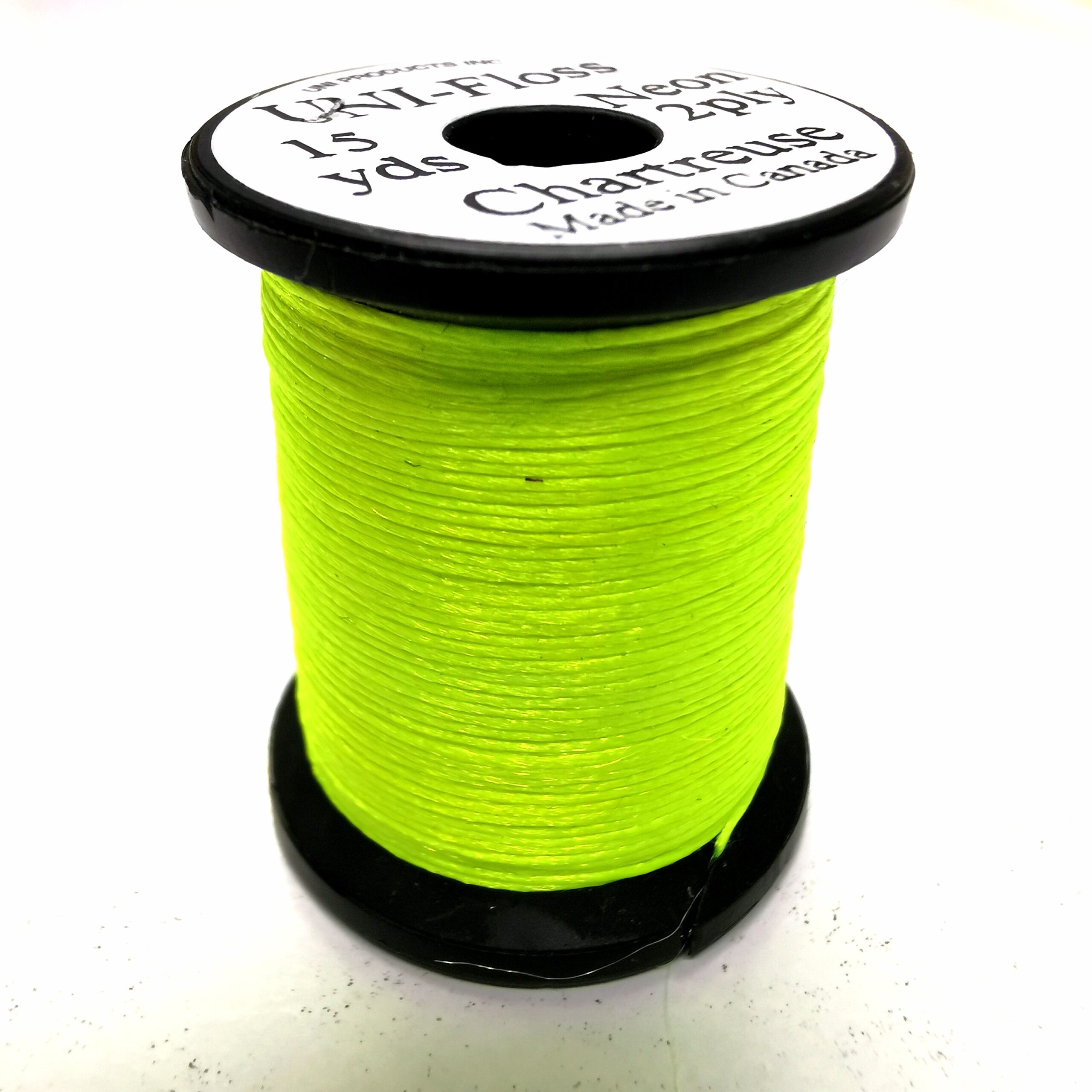 UNI Floss Polyester Neon - Chartreuse