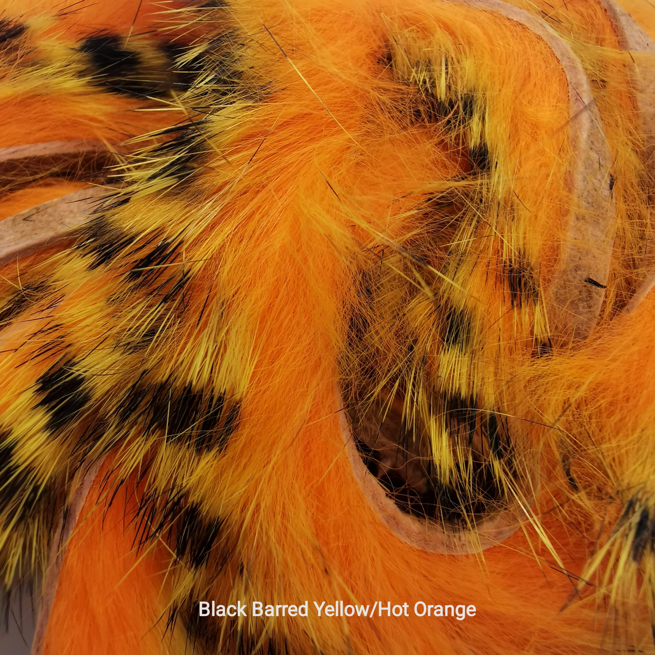 Zonkeris spalvotas - Hareline - Black Barred Yellow/Hot Orange
