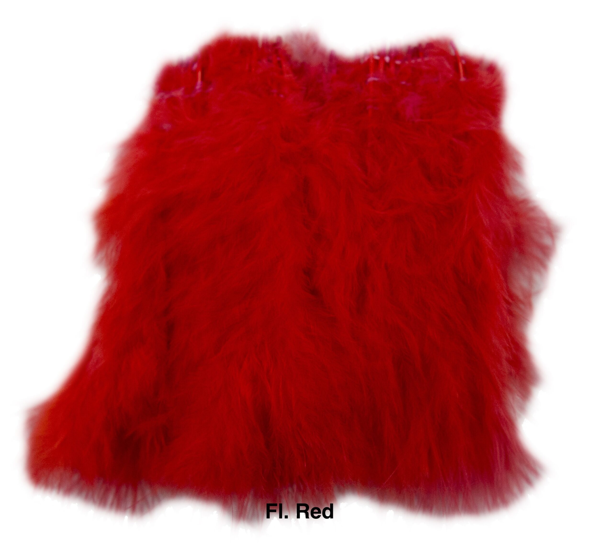 WAPSI Strung Marabou - Fl. Red