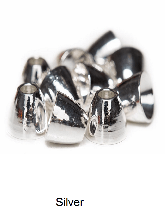 Tungsten - Cone Heads  5 mm - Silver