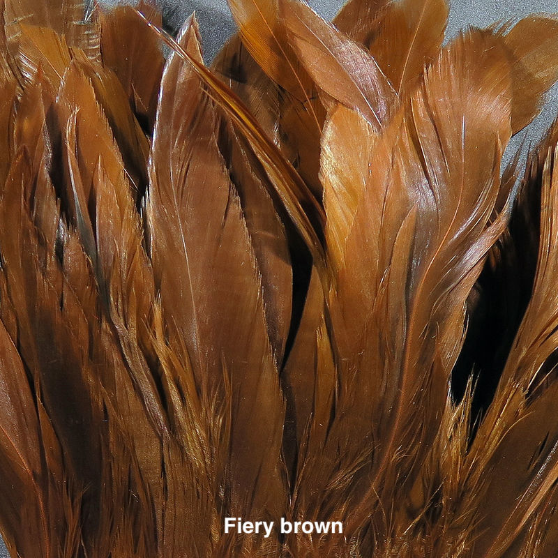 Hareline Schlappen 5-7" - Fiery Brown