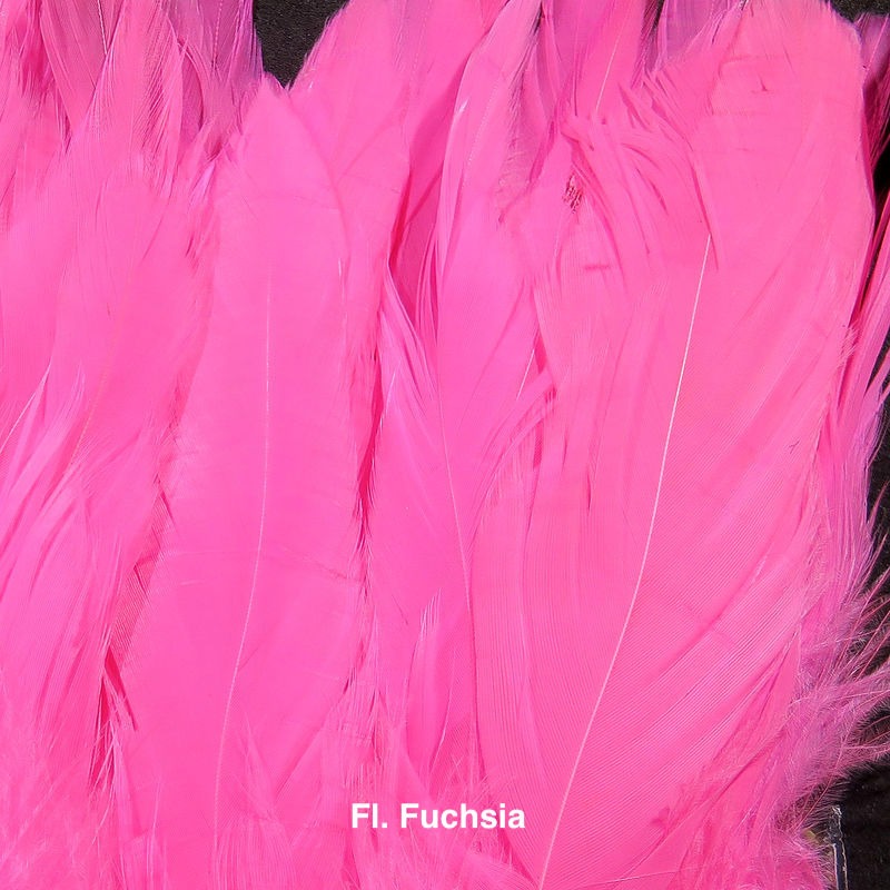 Hareline Schlappen 5-7" - Fl. Fuchsia