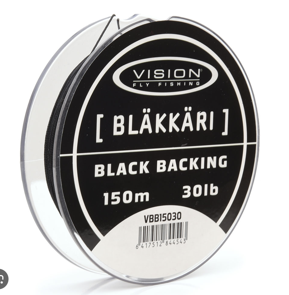 BLÄKKÄRI BACKING - JUODAS - 150m/13.6kg