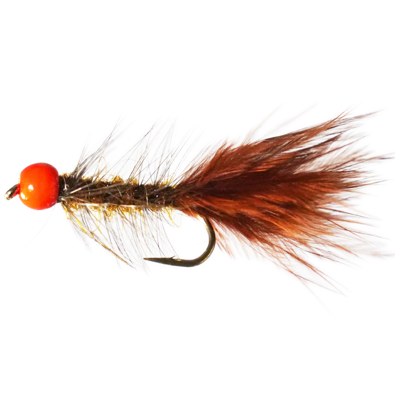 Natural Dark Brown Woolly Bugger