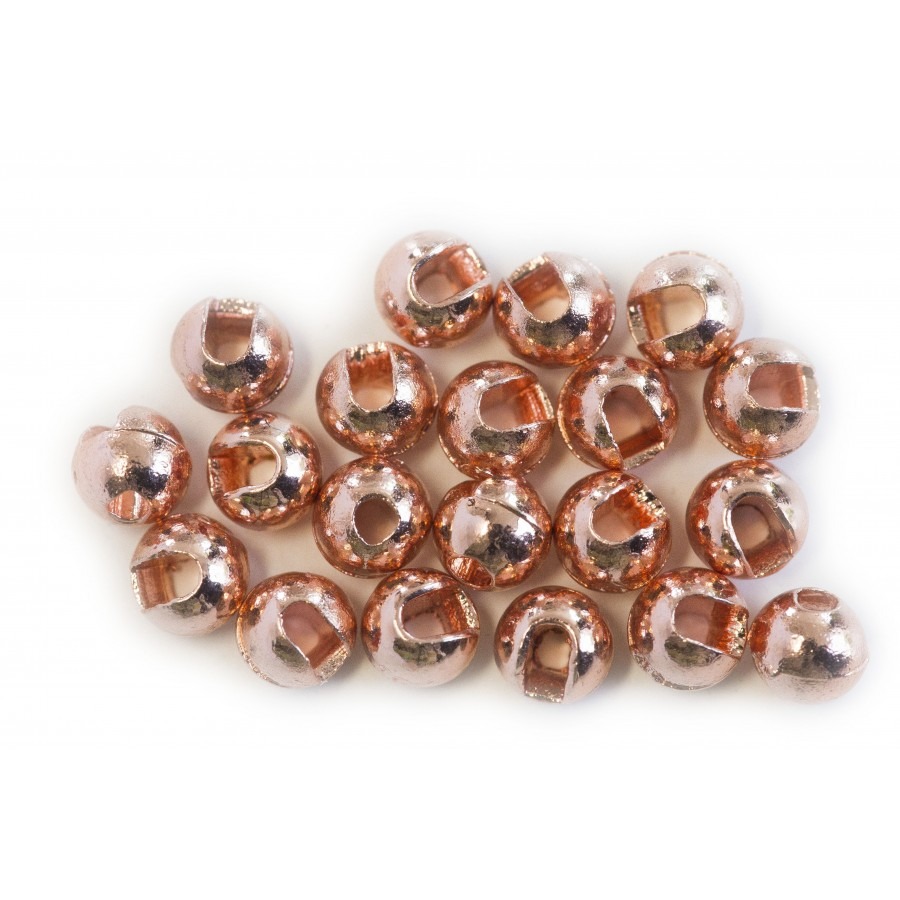 Tungsten Slotted Beads - 3.0mm - Copper