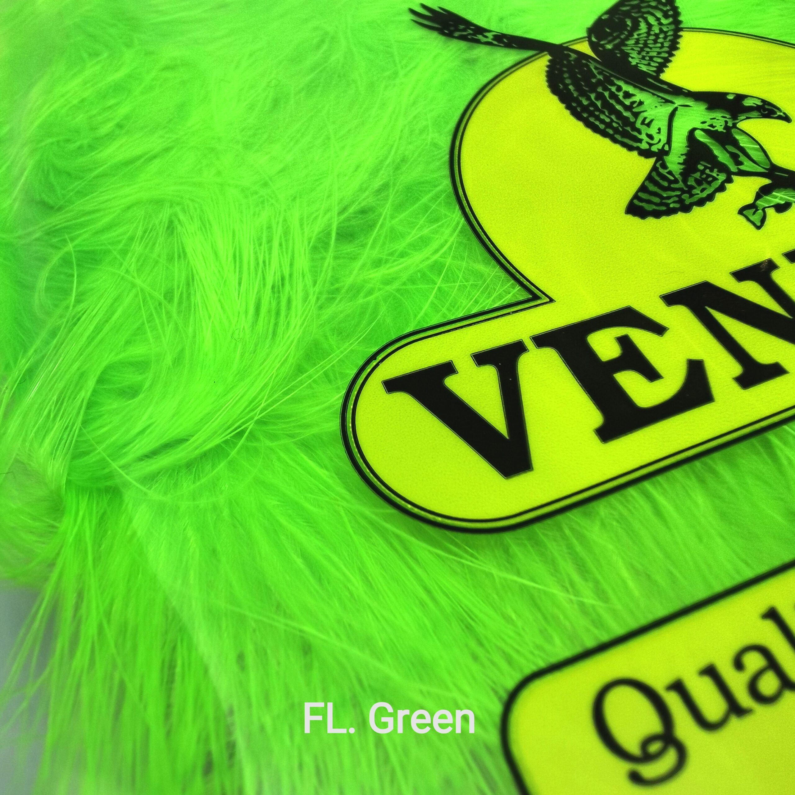 Veniard Turkey Large Marabou - Fl. Green