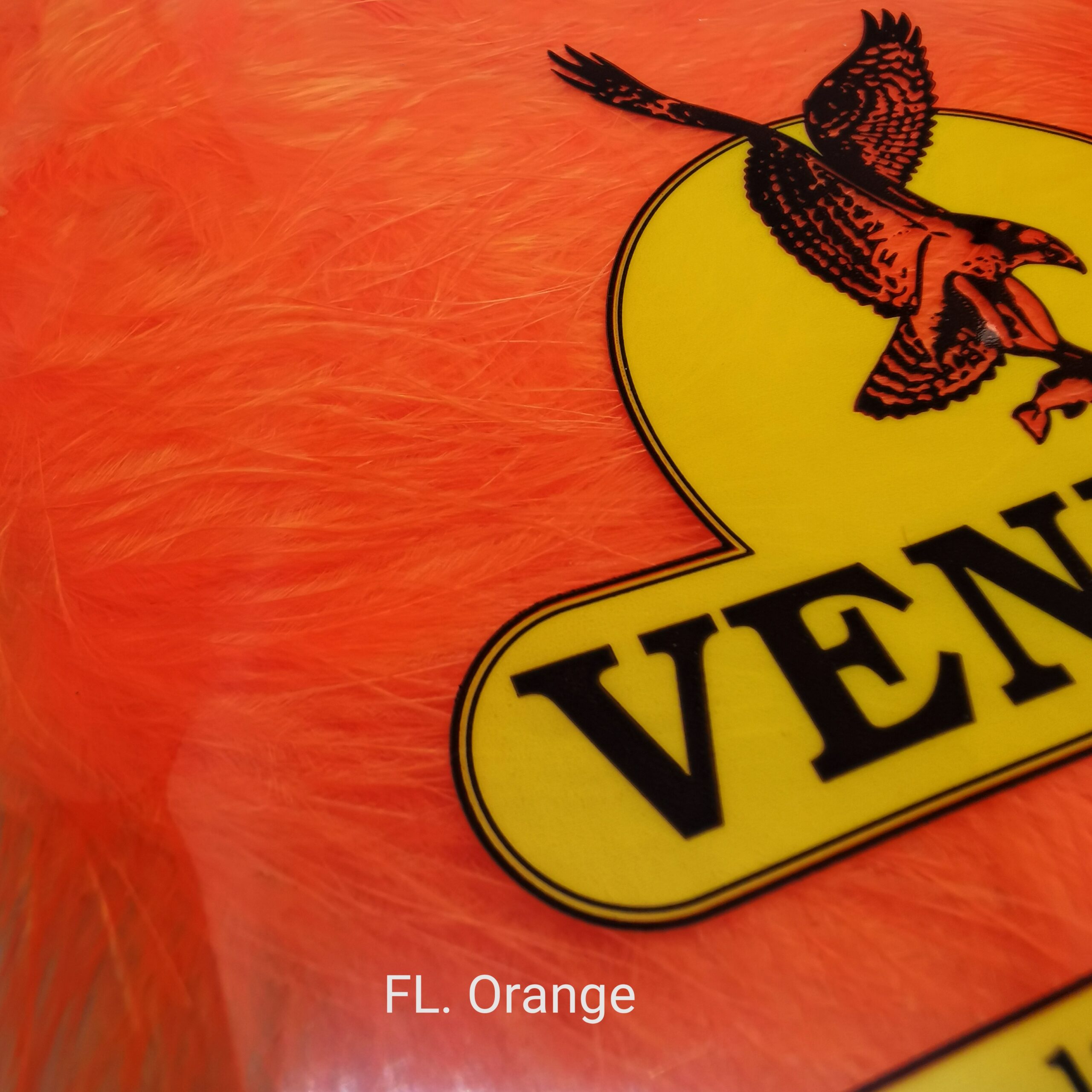 Veniard Turkey Large Marabou - Fl. Orange