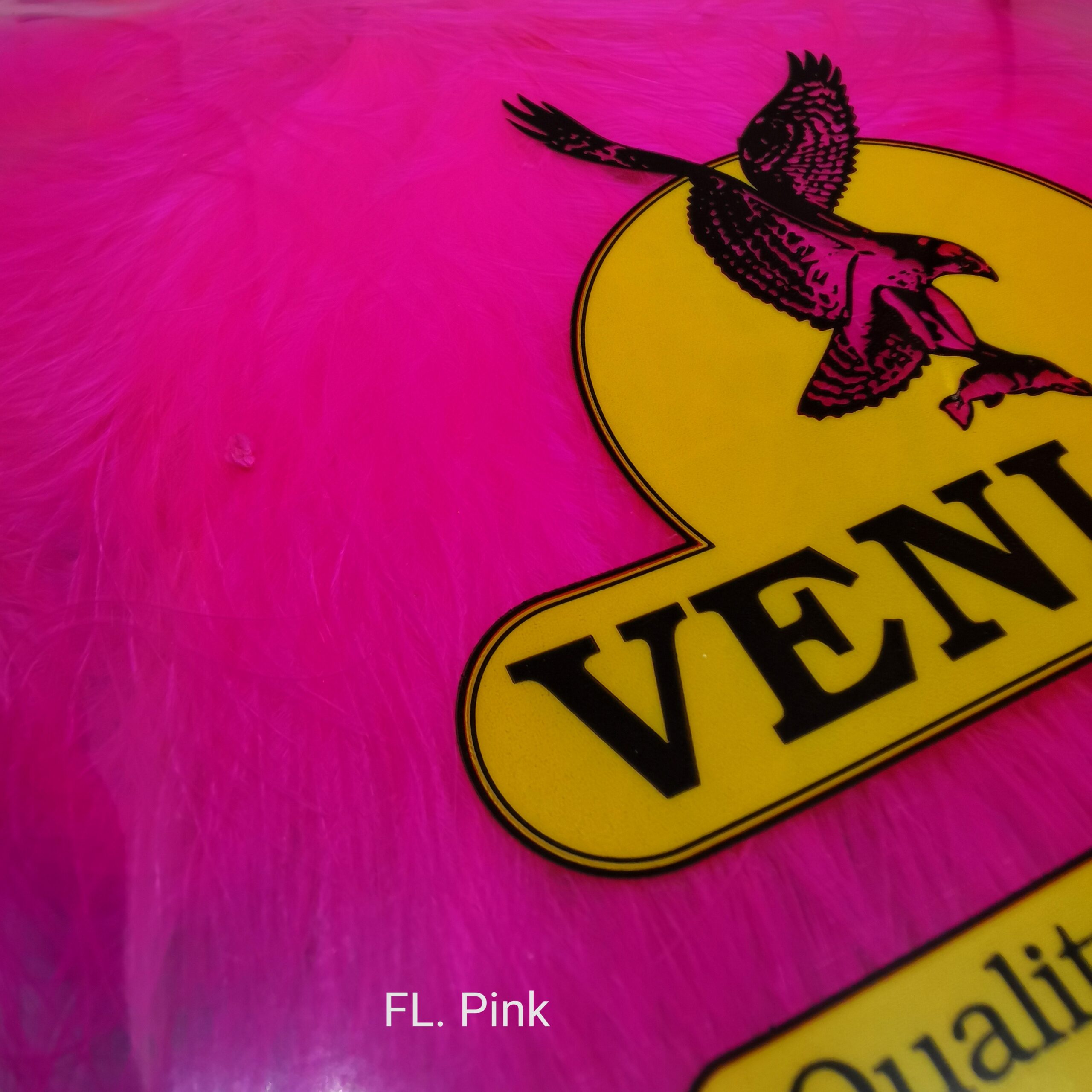Veniard Turkey Large Marabou - Fl. Pink
