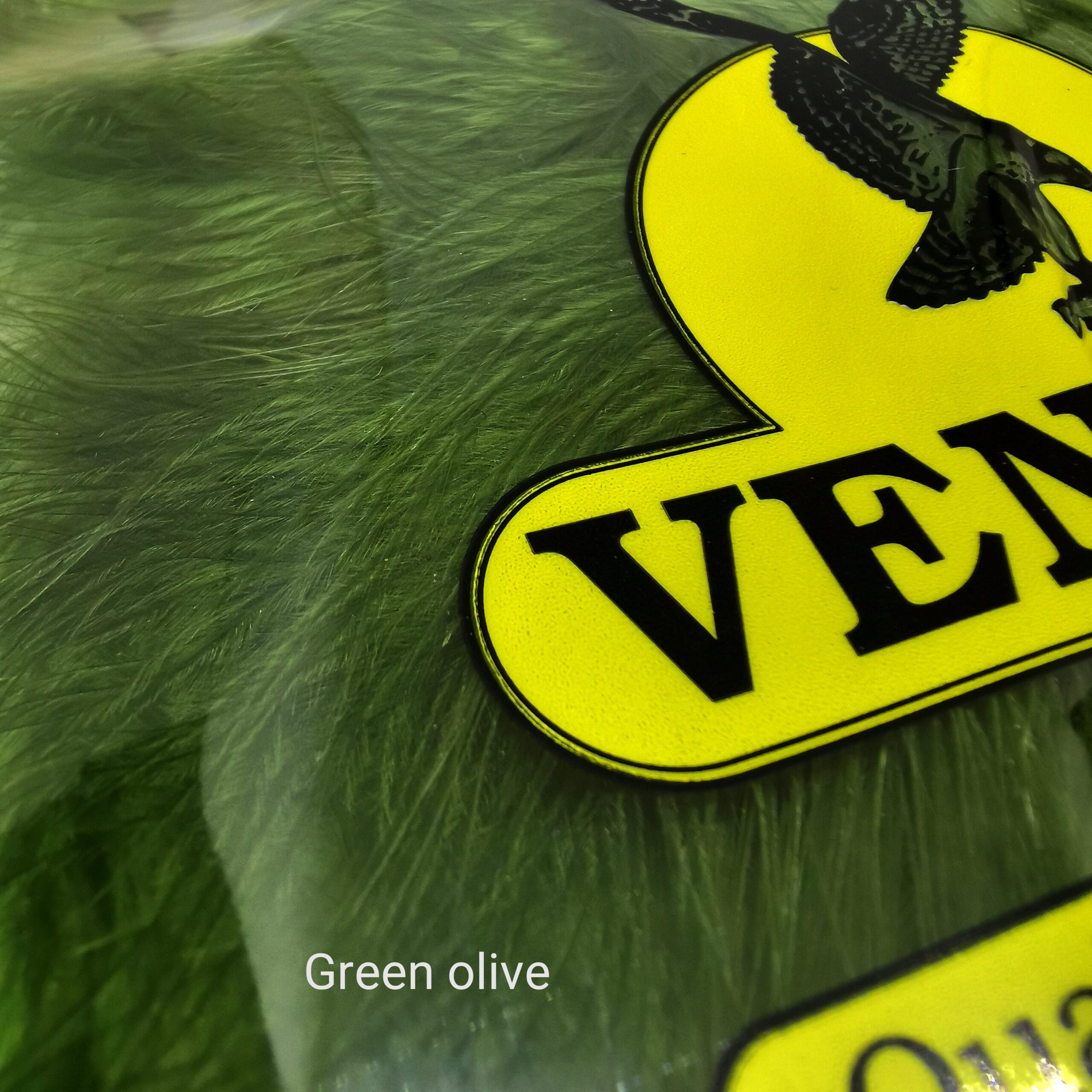 Veniard Turkey Large Marabou - Green Olive