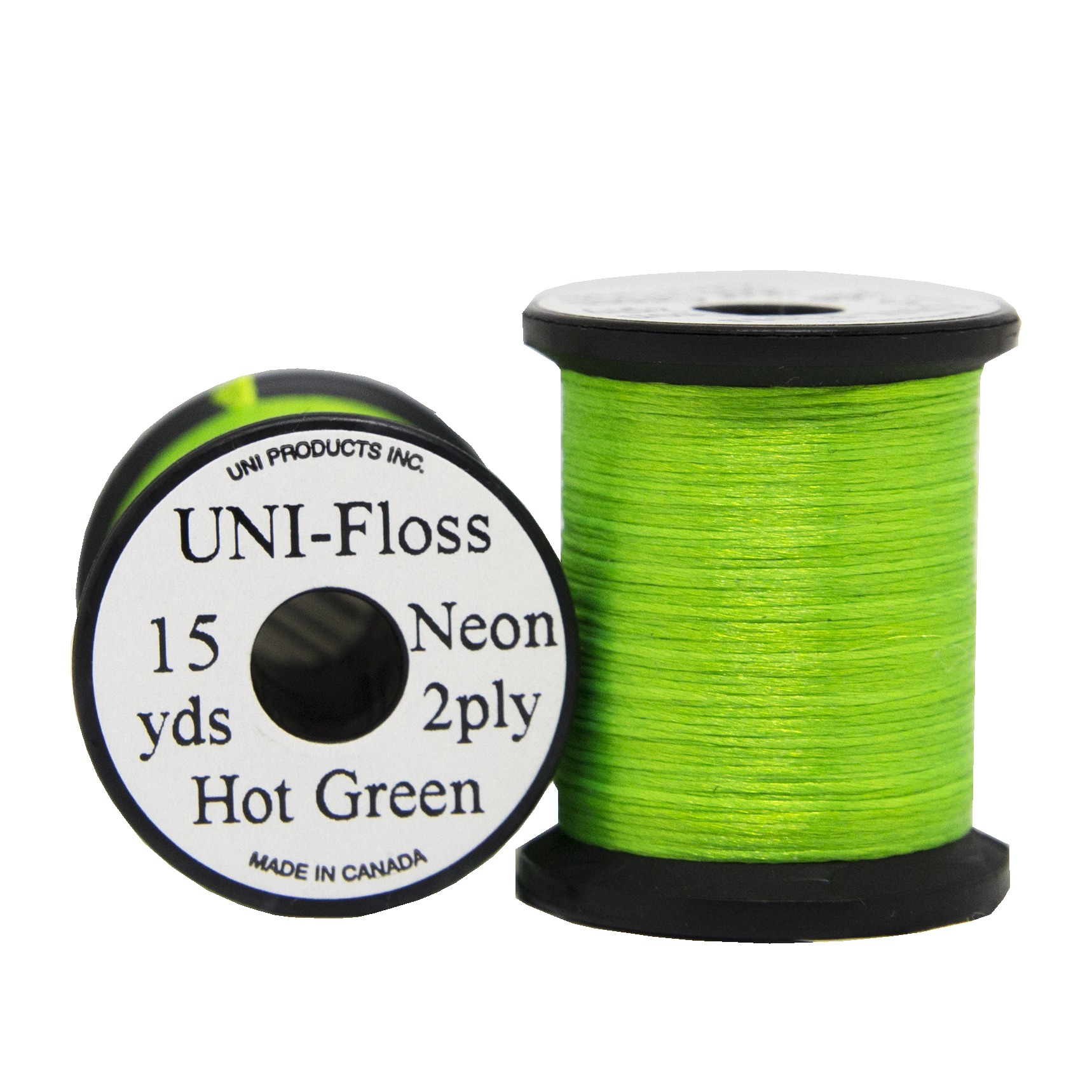 UNI Floss Polyester Neon - Hot Green