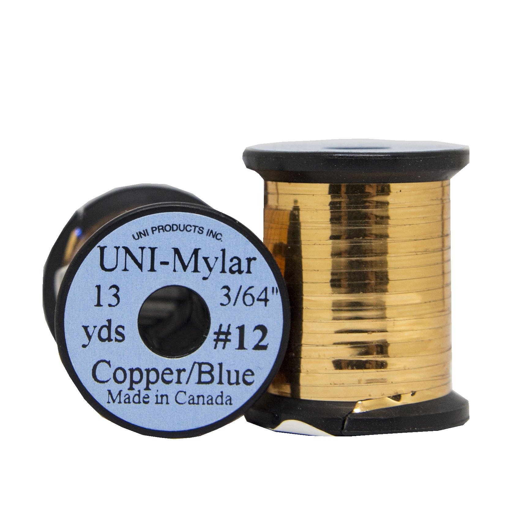 UNI Mylar Tinsel - Copper - Blue #10