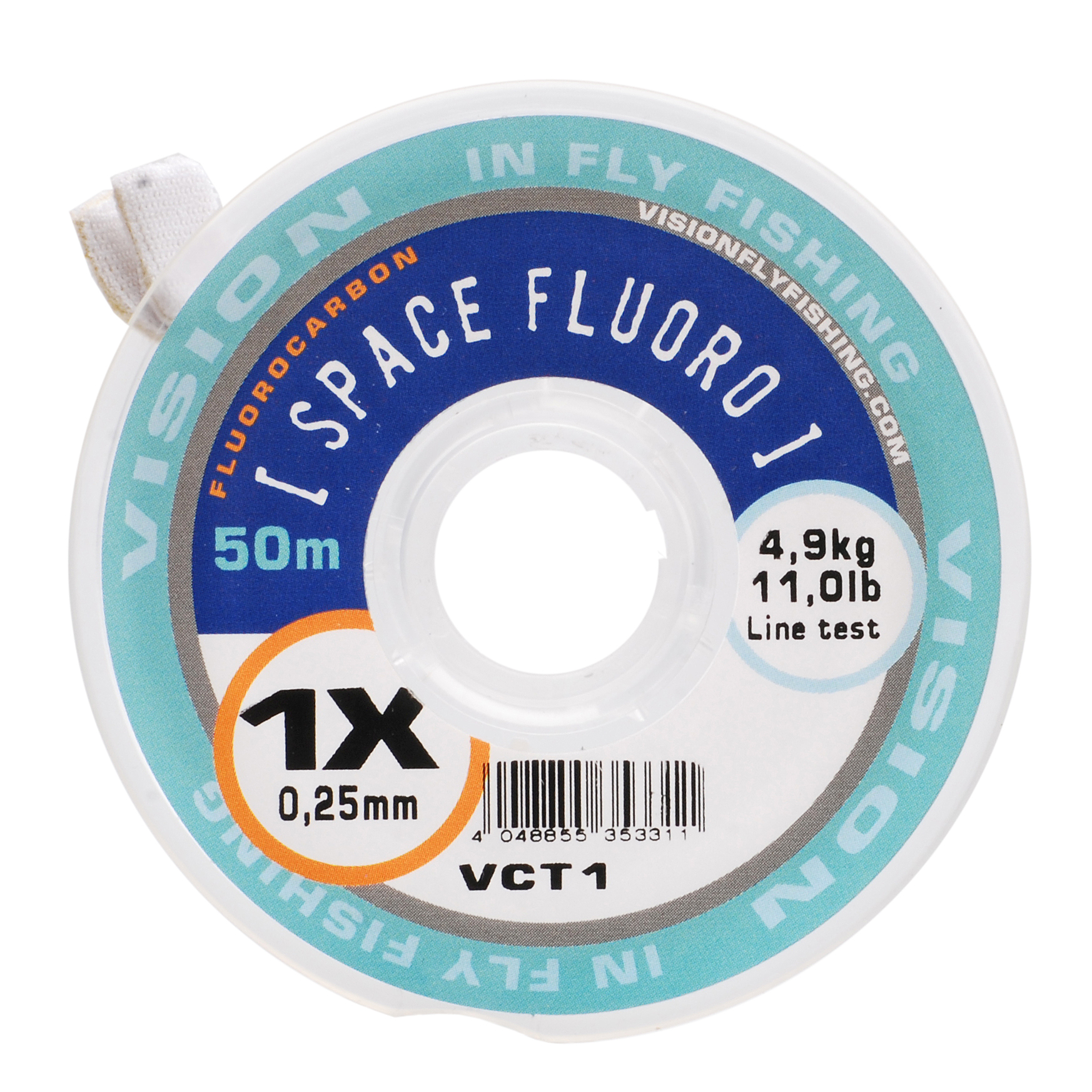 VISION SPACEFLUORO TIPPETS-1X-0.25mm
