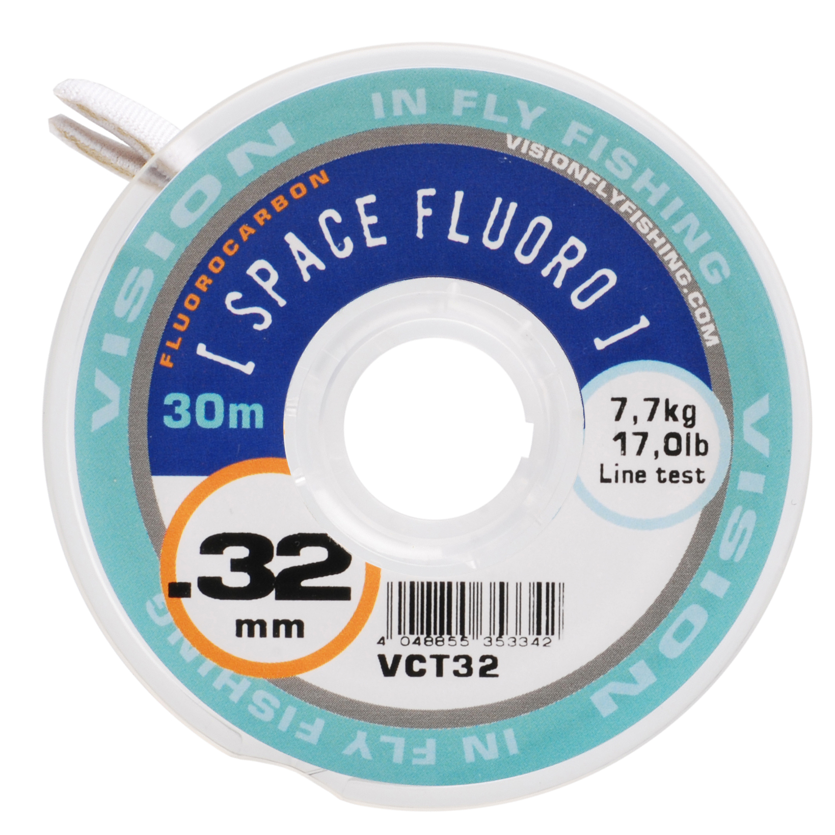 VISION SPACEFLUORO TIPPETS-0.32mm