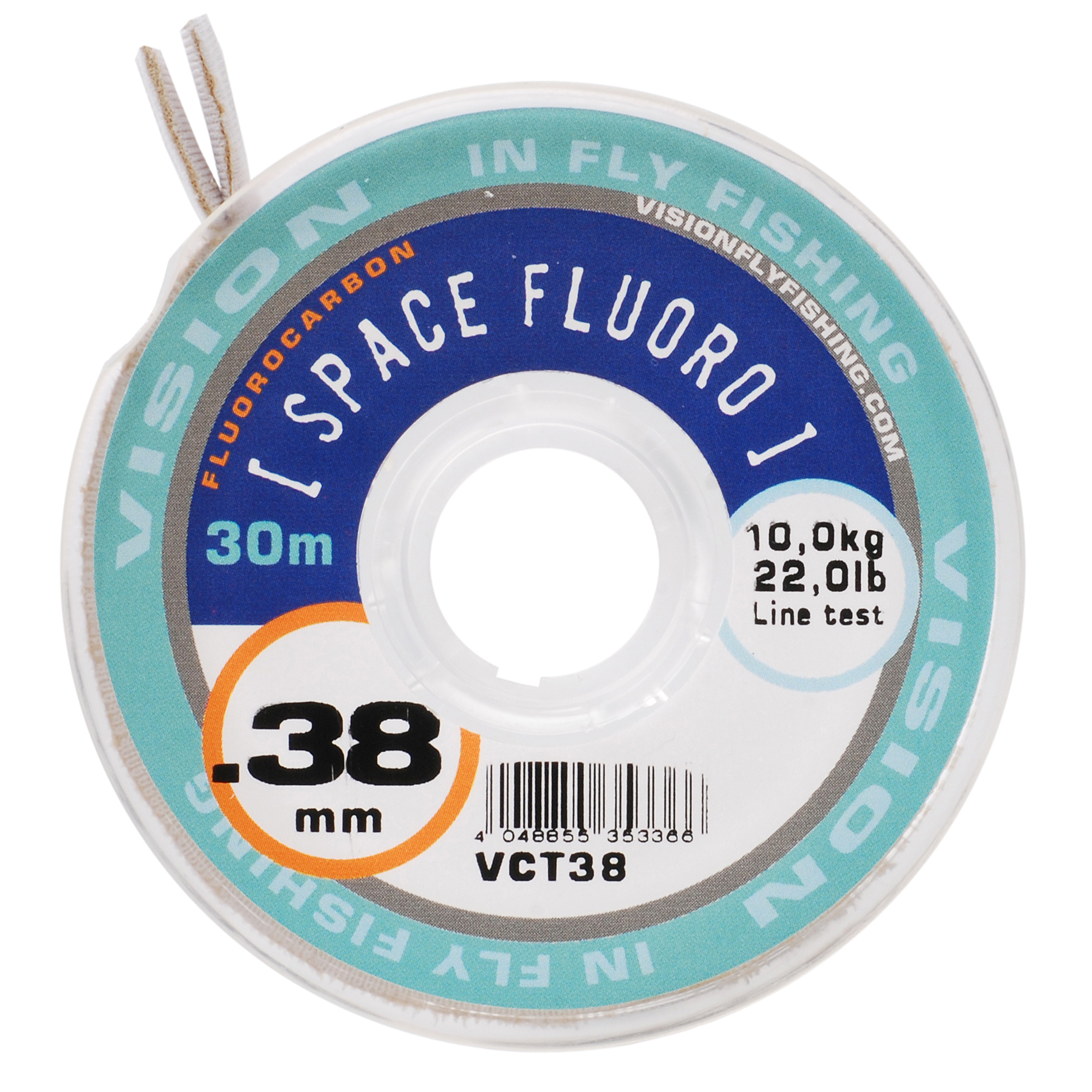 VISION SPACEFLUORO TIPPETS-0.38mm