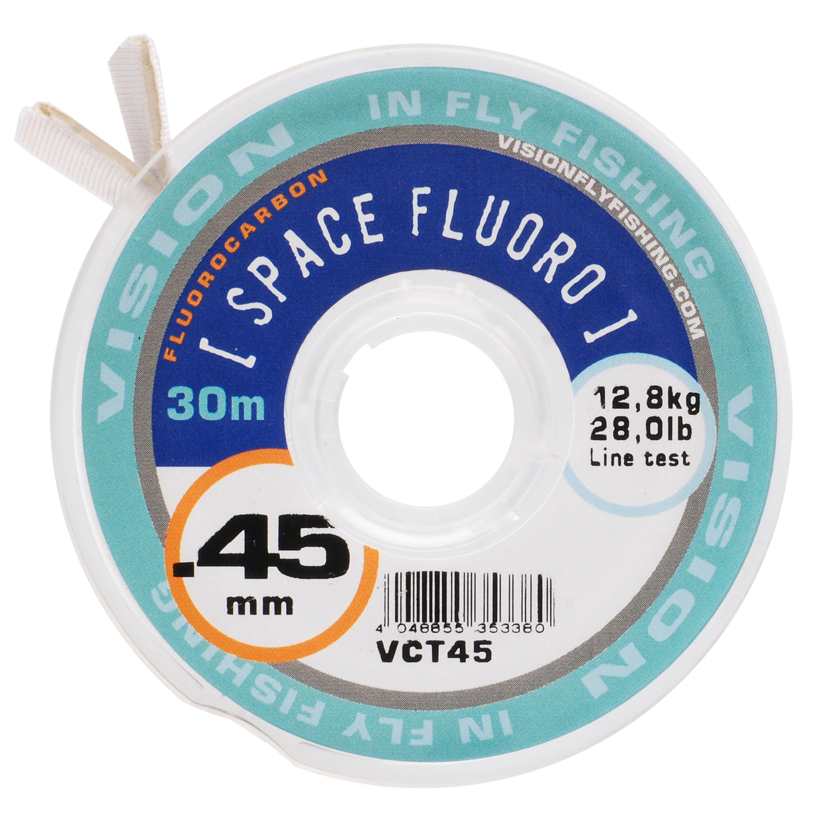 VISION SPACEFLUORO TIPPETS-0.45mm